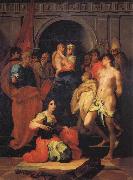 Rosso Fiorentino Madonna Enthrouned with Ten Saints France oil painting artist